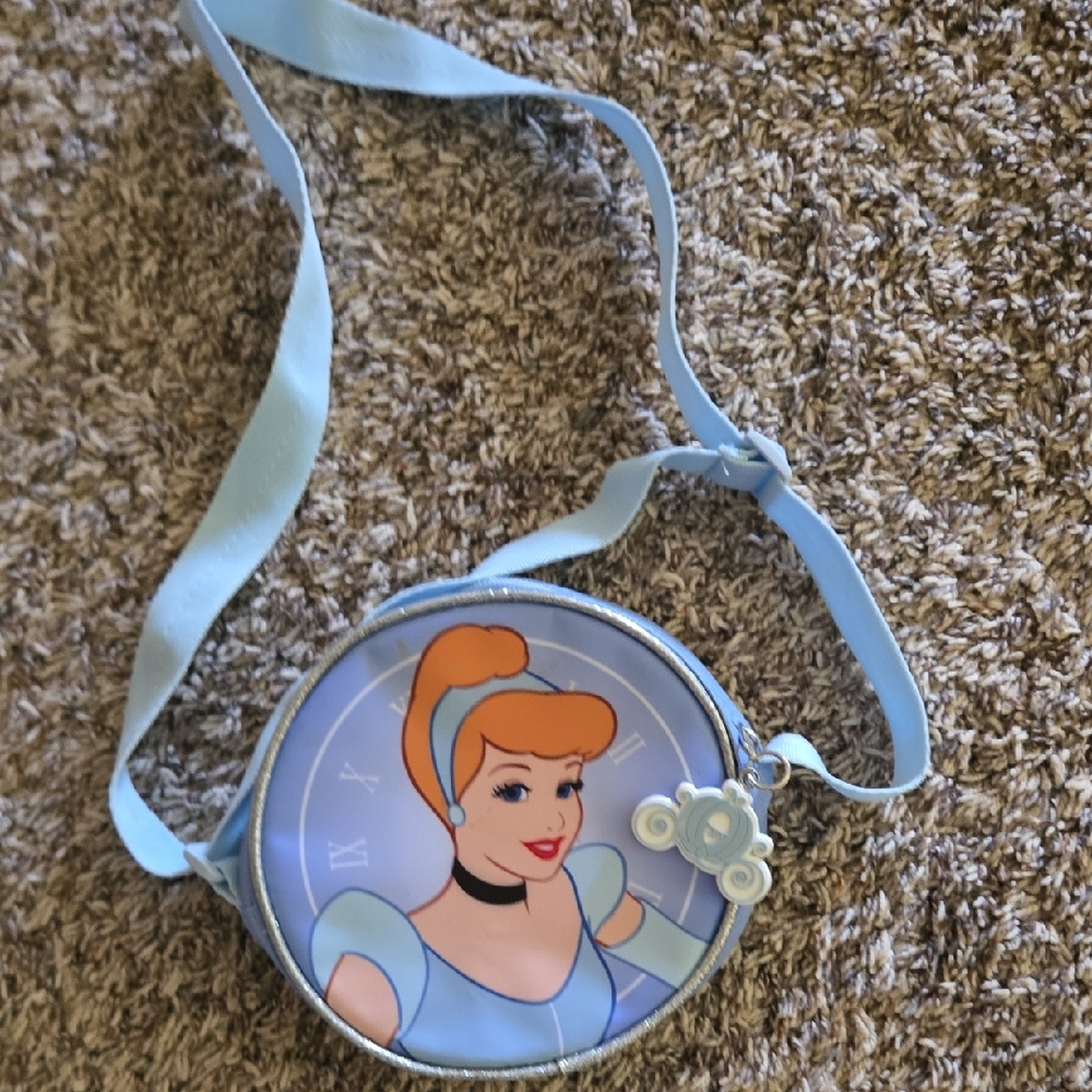 Cinderella Light Blue Bag Round